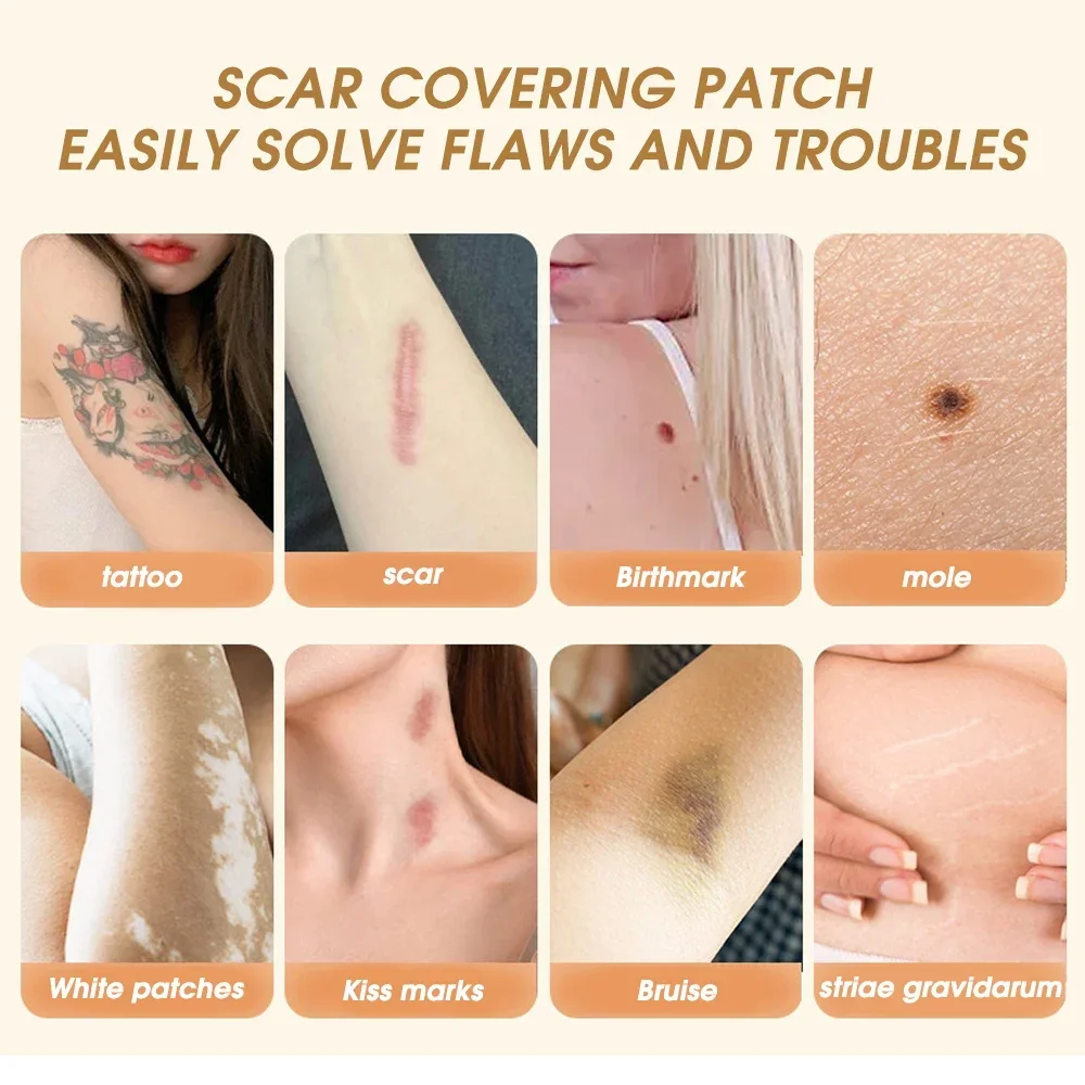 Waterproof Tattoo Concealing Stickers Unisex Body Arm Scar Cover