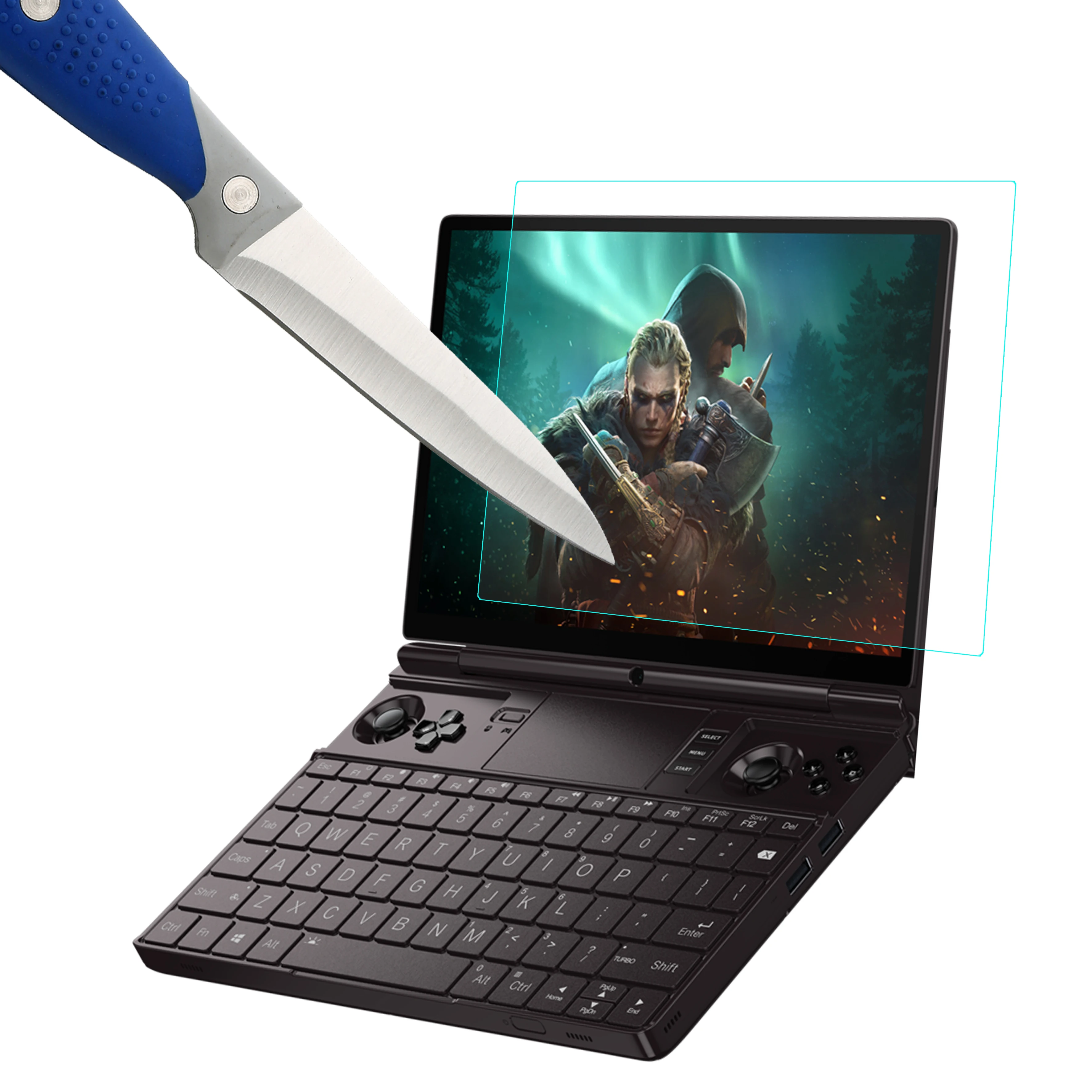 Mr.Shield [2-PACK] Screen Protector For GPD WIN Max 2 2023 10.1 Inch [Tempered Glass] [Japan Glass with 9H Hardness]