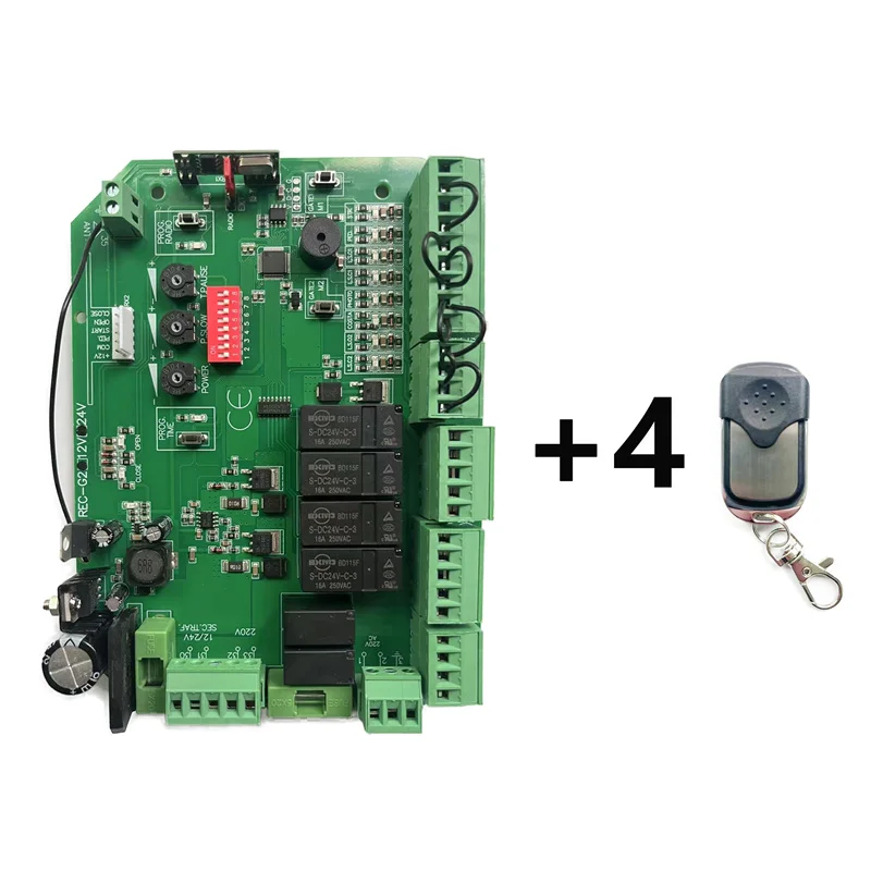 with 4 remote
