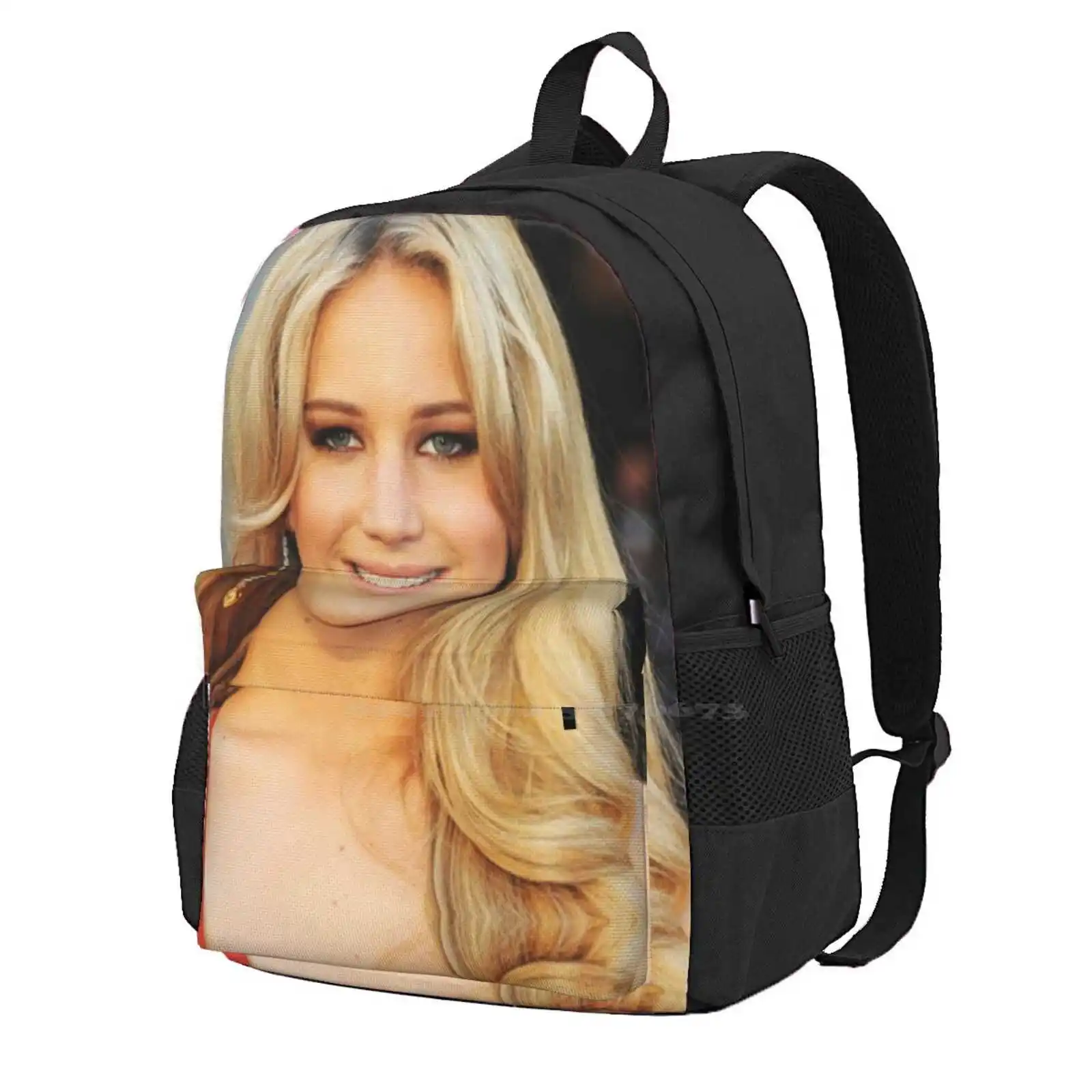 

Jennifer Lawrence'S Long Layers School Bags Travel Laptop Backpack Best Seller Best Selling Trending 80S Trending 90S Trending