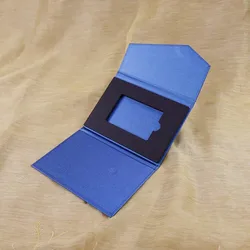 Luxury Cardboard Gift Box with Magnetic Closure (S - 1 - blue)