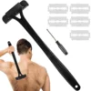 Razor Men Back Shaver Male Machine Hair Shaver Safety Long Handle Foldable Trimmer Body Leg Handle Removal Shaving Razor Tool 3
