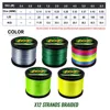 JOF 12 Strands Fishing Line 500M 100 300 1000M Braided PE Strong Wire Multifilament Durable Sea Saltwater Japan Wire 4