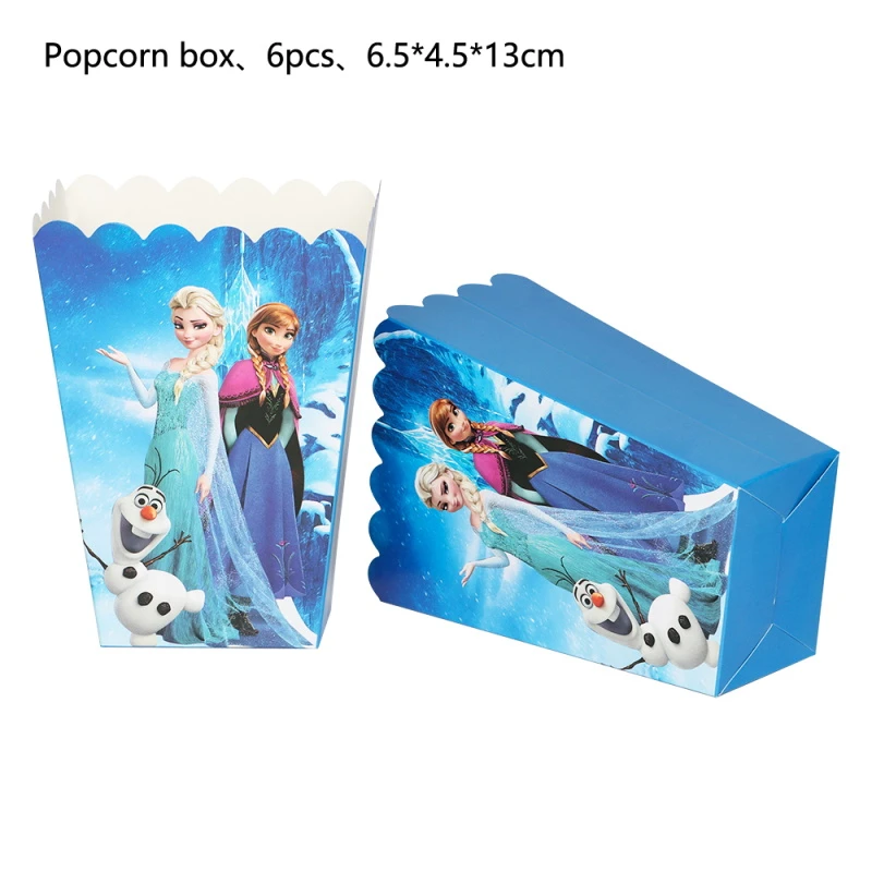Decoraciones para fiestas de cumpleaños de Frozen de Disney, Anna, Elsa, Reina de las Nieves, vajilla para fiestas de niñas, globos, suministros, servilletas de papel, platos, vasos