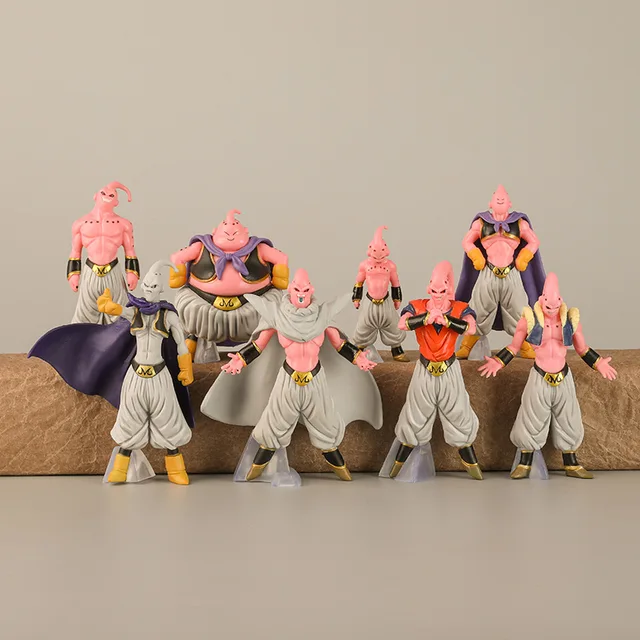 8pcs/set Dragon Ball Z Buu PVC Action Figure Collection Model Toys 7-11cm