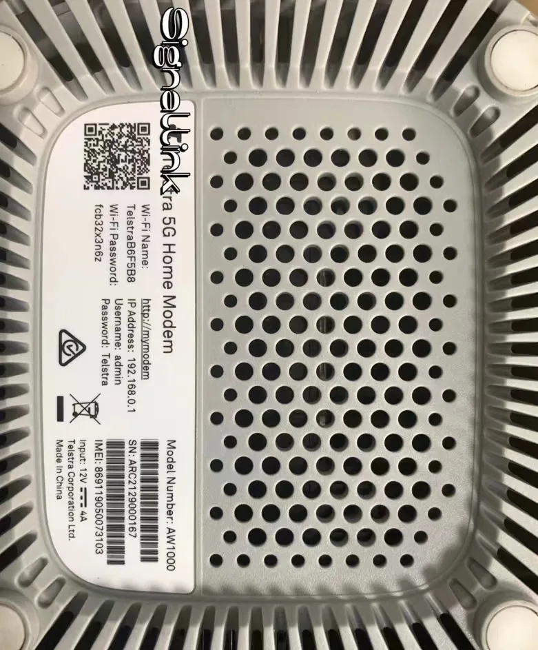 ZEARTS Unlocked Arcadyan Telstra 5G Home Modem AW1000 Wi-Fi 6 AX3600  5G CPE  （ second hand 95%new）