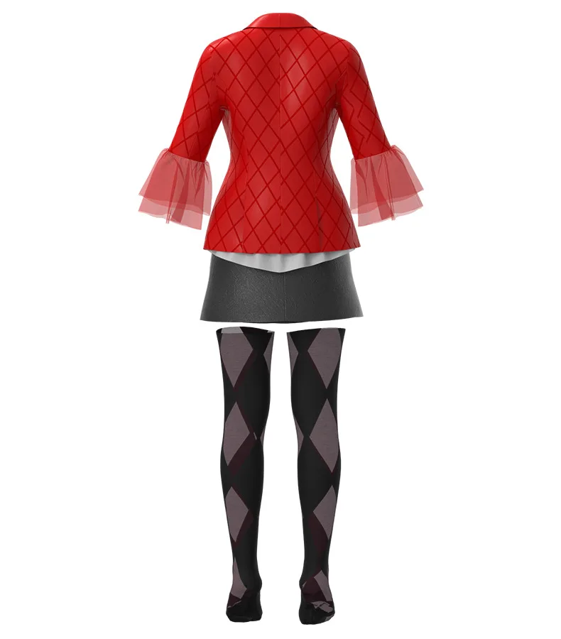 Halloween Joker 2 Movie Cos Costume Ugly Harley Quinn Cosplay Stage Performance Clothes Carnival Party Costume Outfits