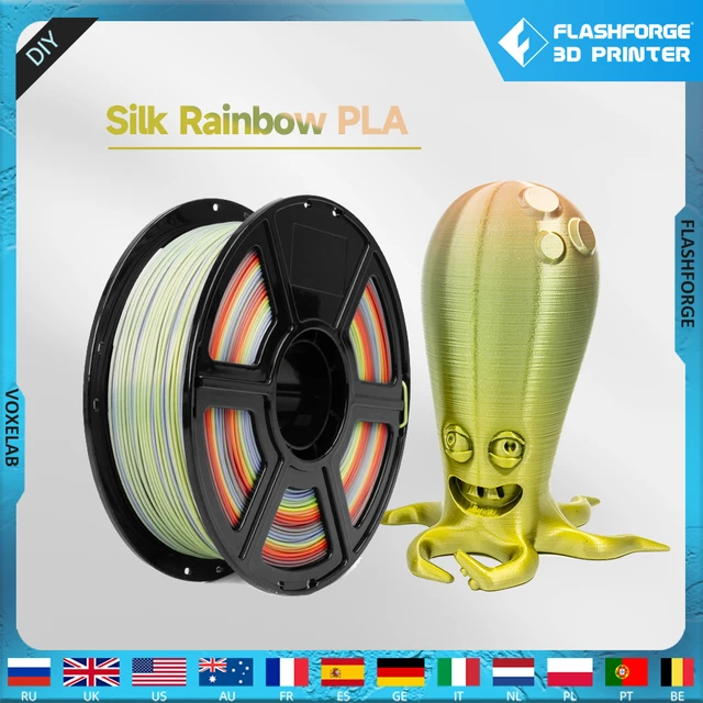 Flashforge Dual-color PLA Filament Silk Quantum PLA