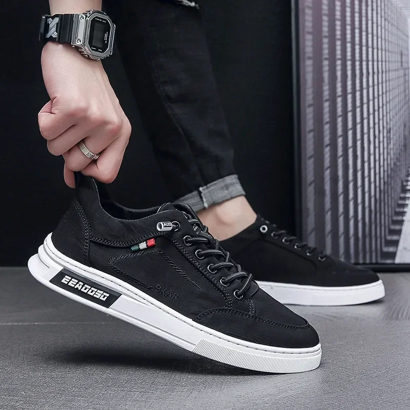 Men's Casual Shoes Waterproof Breathable Men's Vulcanized Shoes Comfortable Lightweight Quality Vulcanized Shoes for Men Sneaker