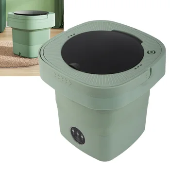 Lavatrice pieghevole ad alta velocità da 6,5 litri, asciugatura morbida semi-rotazione di grande capacità 1