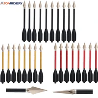 TOPARCHERY 6 12 24 Pcs 6.7 Inch Aluminum Crossbow Arrows Bolts with Replaceable Hunting Tips 1