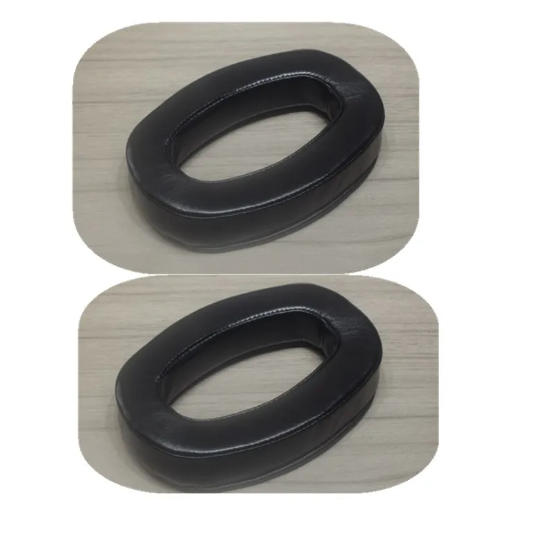 Almofadas de Orelha de Pele de Carneiro para Koss Esp950 Fones Substituição Earpads Almofadas de Espuma Almofadas de Ouvido Travesseiro Capa Copos Peças Preto - Image 3