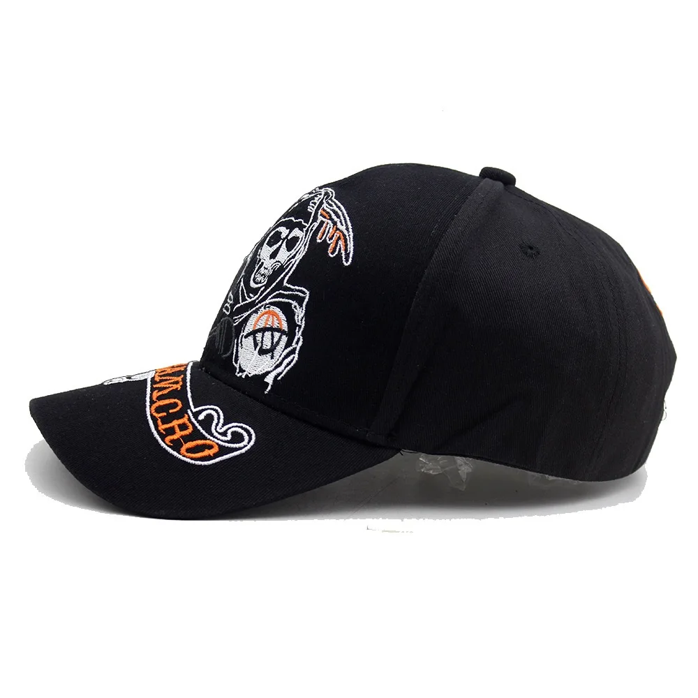 New Unisex Cap Skull Pirate Embroidery Fashion Baseball Cap Men Women Adjustable Casual Outdoor Streetwear Sports Hat