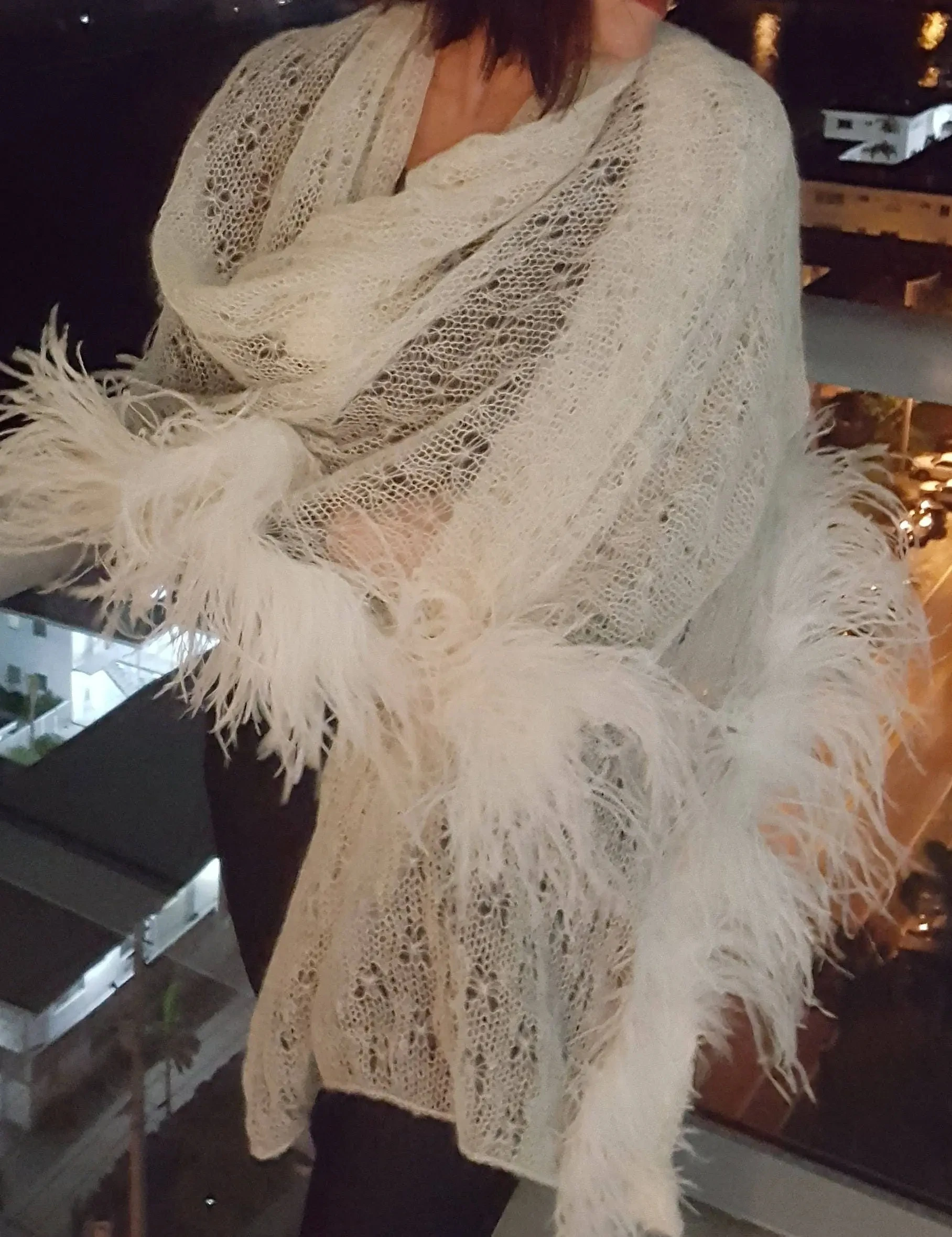 카니발 파티 의류용 천연 타조 깃털, Boa 1 레이어 두께 깃털 트림, 바느질 깃털 핸드백 장식, 로트당 2 미터