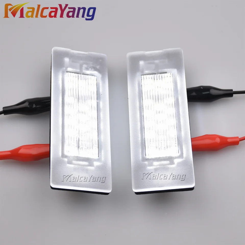 Kentekenplaatverlichting Voor FIAT Panda MK3 MK4 Typ 169 312 319 2003-2012 Foutloos Witte LED Kentekenverlichting Lamp OEM #: 71734797 Kentekenplaatverlichting achter auto