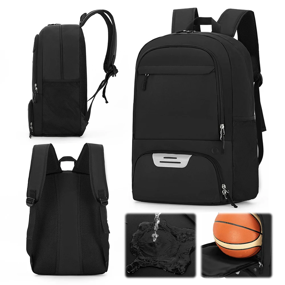 Basketball Backpack Large Sports Bag with Shoe Compartment Sports Backpack Waterproof Laptop for Outdoor
