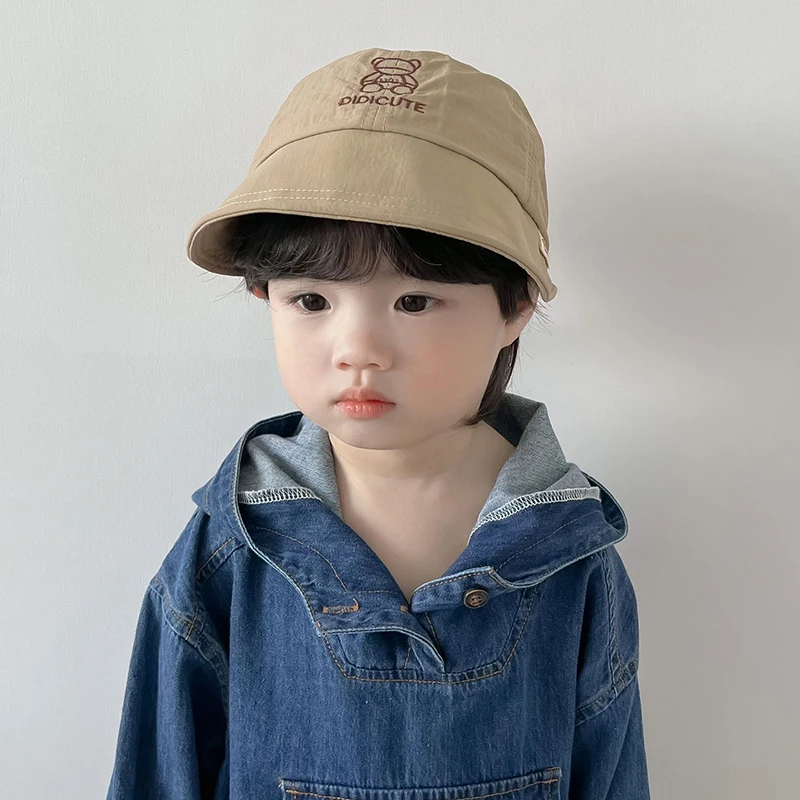 Kids Summer Baseball Caps Boys Girls Cotton Cartoon Sunhat Sun Protection Breathable Cap Autumn Kids Baseball Hat 1-6Y