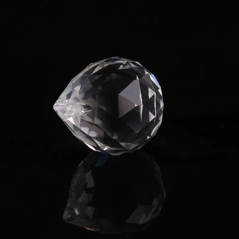 New Clear Crystal Lamp Ball Hanging Prism Wedding Decor 20mm 5