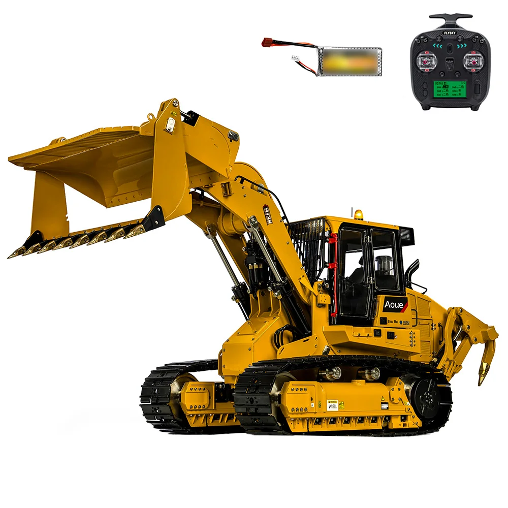 LESU 973K 1/14 RTR RC Hydraulic Metal Loader Trucks Painted Assembled Model ESC Motor Light Sound Remote Control Cars Toys 3