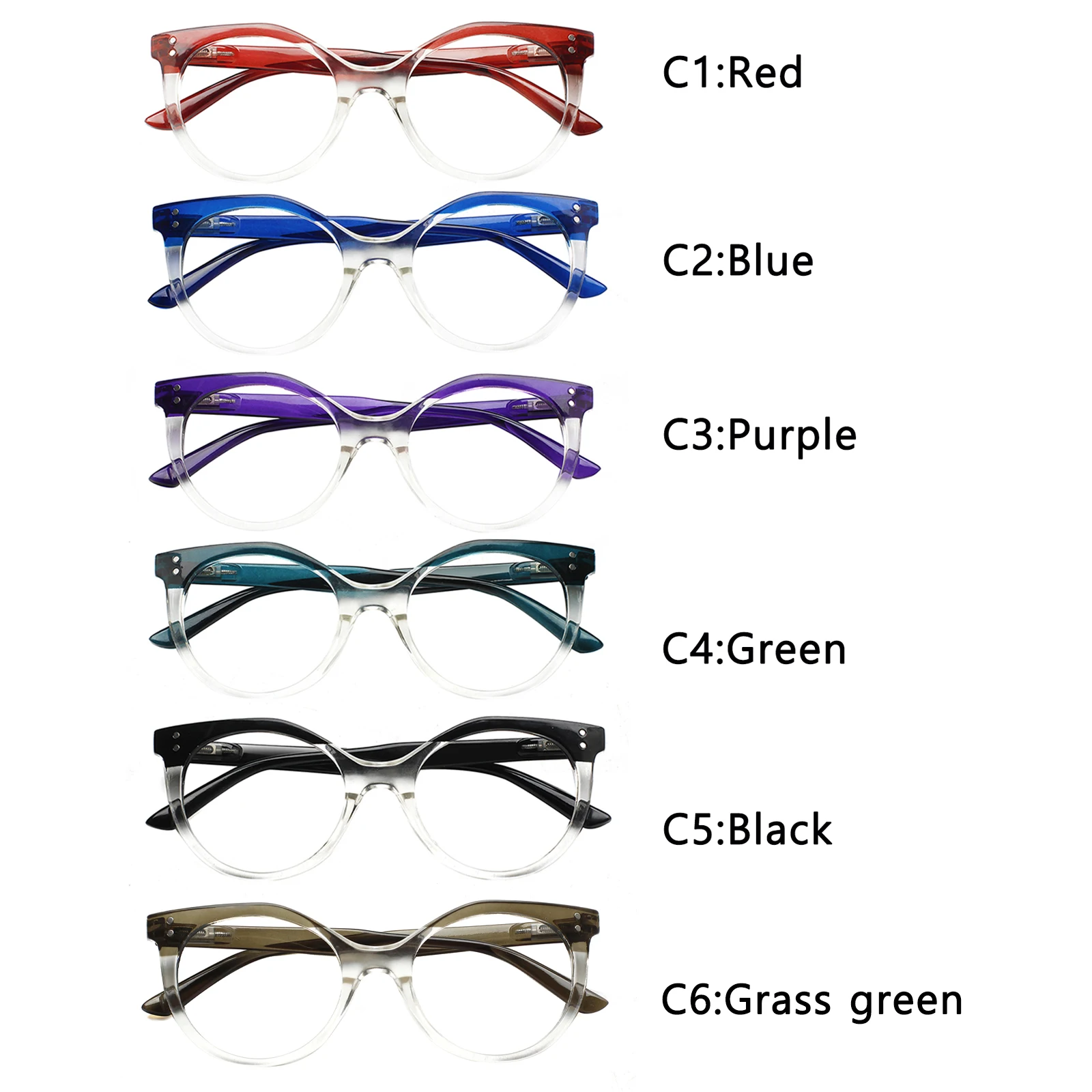 TUREZING 2 Pairs of Couples Home Anti-Blue Light Reading Glasses for Men And Women High Quality Ultra-Light Prescription Eyewear images - 6