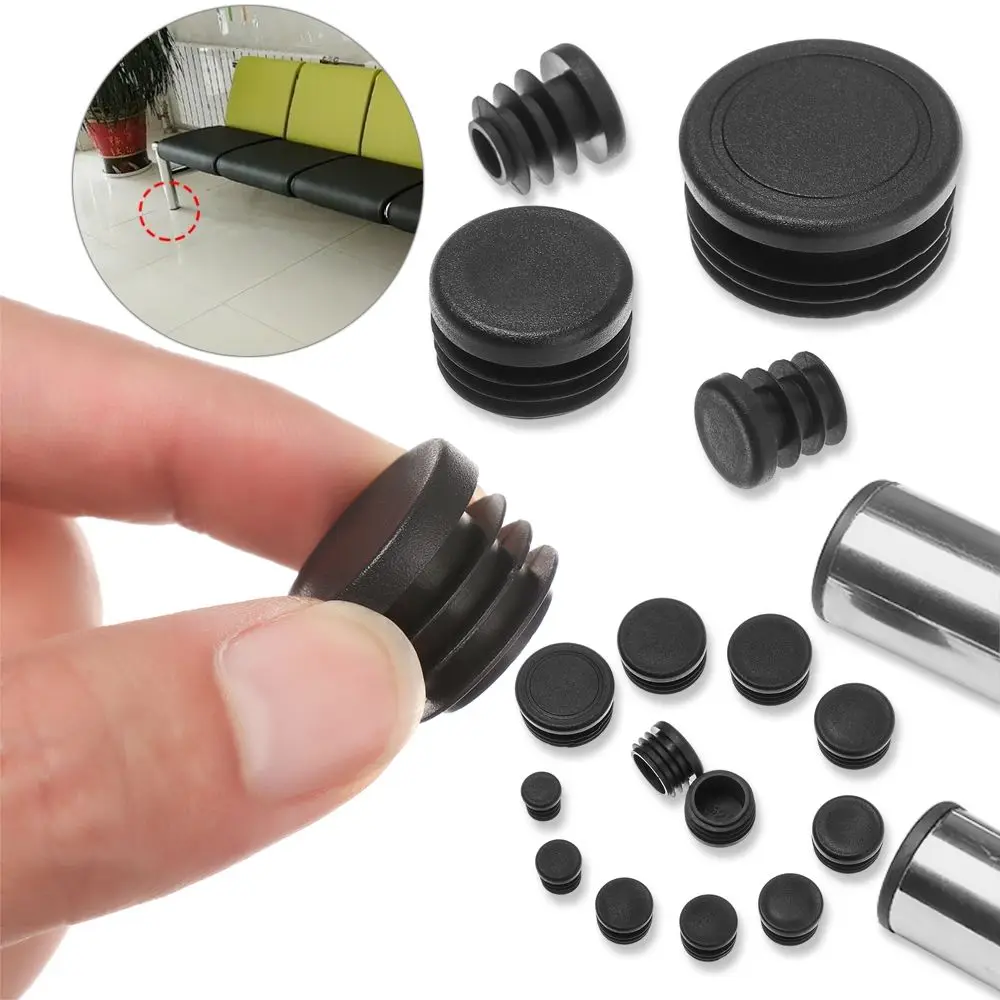 Chair Leg Caps Inner Hole Dust Cover 10pcs 12-45mm Furniture Leg Plug Chair Blanking End Caps Floor Protector chair leg caps furniture leg caps chair leg protector furniture foot protector furniture leg pads furniture foot pads rubber furniture feet pads furniture feet