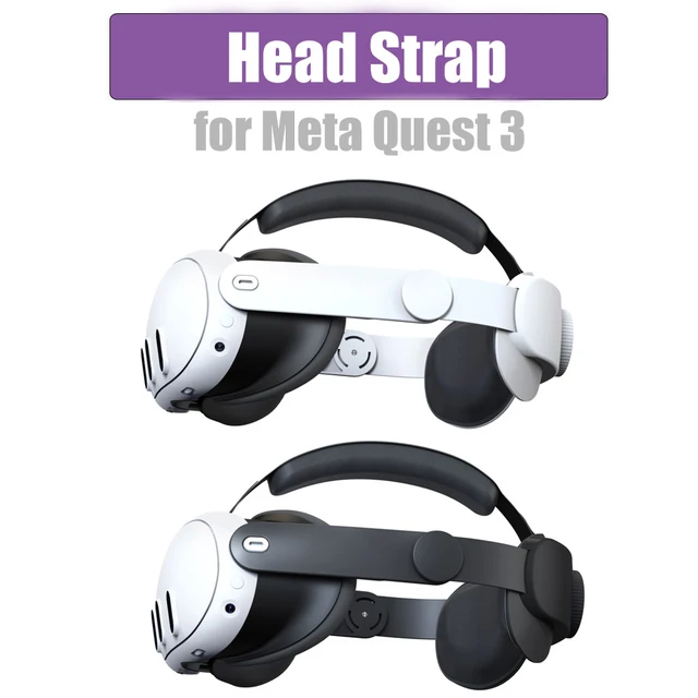 Soft PU Leather Head Strap For Oculus Quest 3 Weight Reduction Comfortable  Headband Bracket For Meta Quest 3 VR Accessories - AliExpress