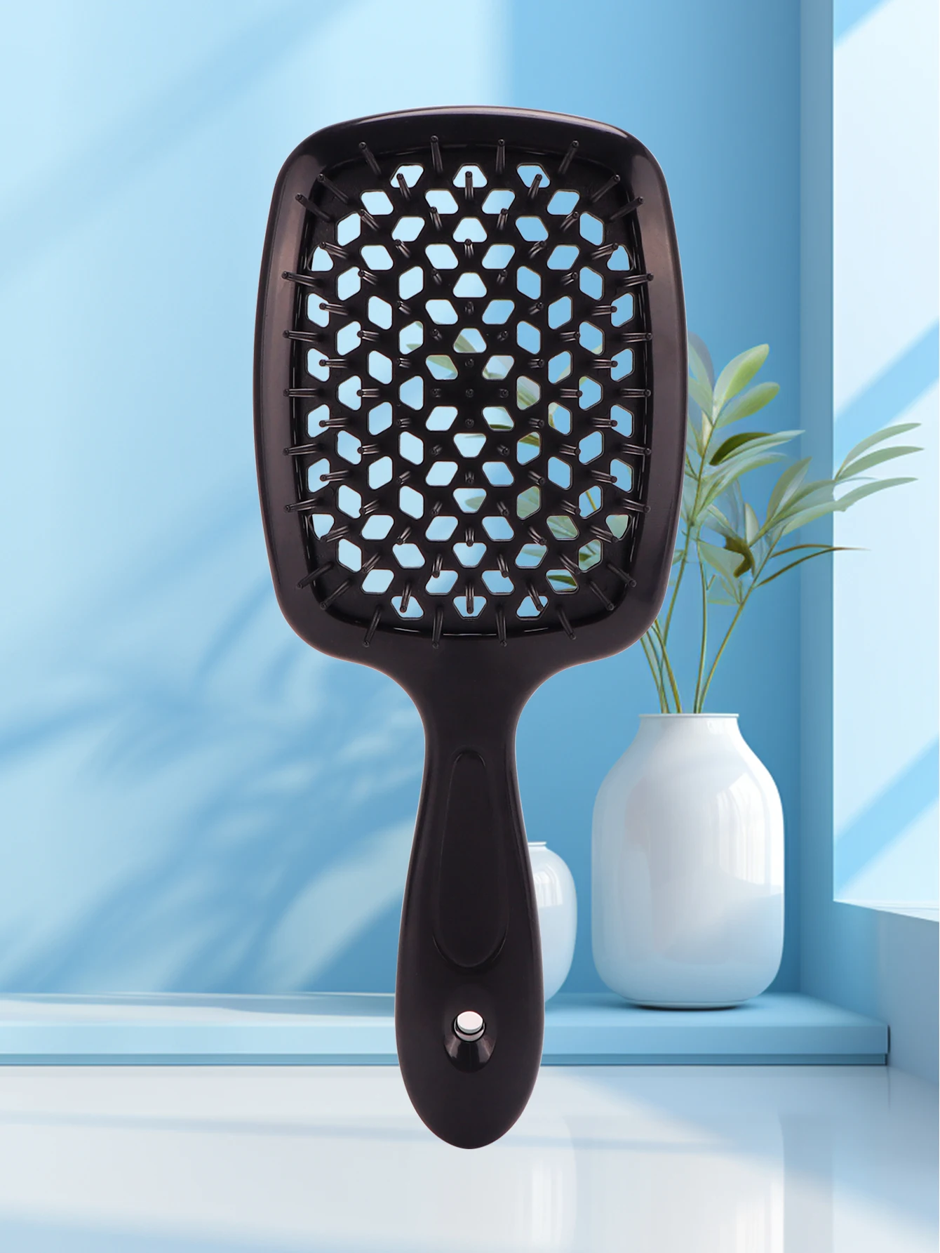 Air Cushion Comb Tangled Hair Comb Hair Brush Massage Anti-static Hollow Out Wet Curly Hair Brushes Barber Styling Tool 2