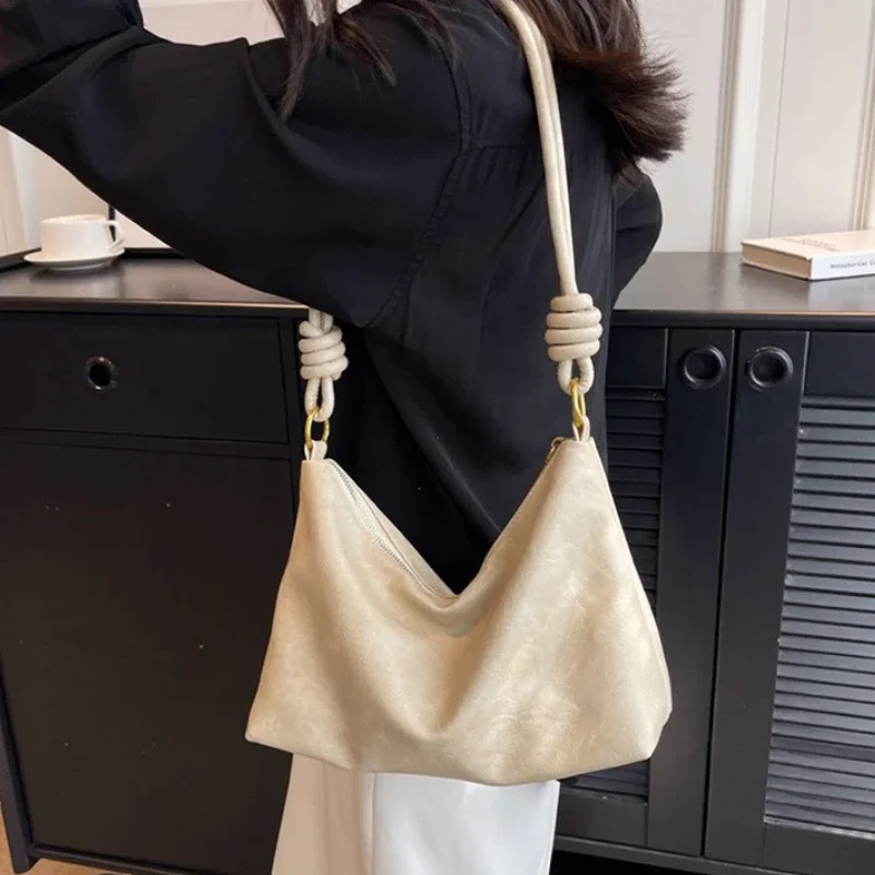 Women Tote Bag Large Capacity Soft PU Leather Shoulder Bag New Luxury Designer Crossbody Bag for Women Casual Portable Handbags