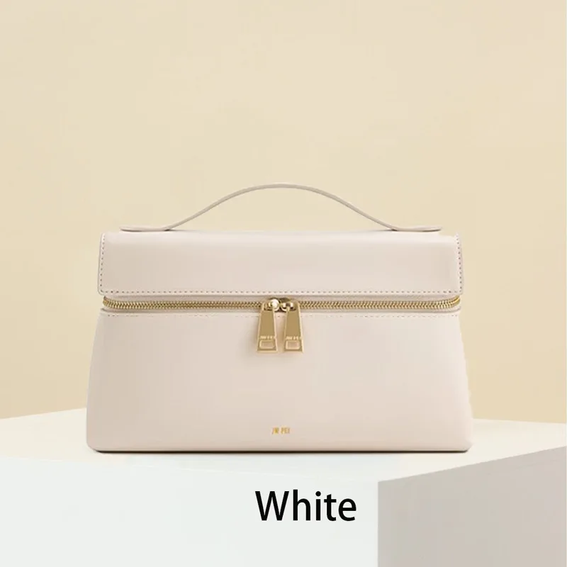 JW PEI جلد طبيعي المرأة Lunchbox Crossbody حقيبة ك...