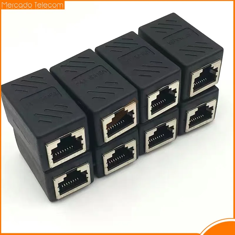 10pcs/lot Ethernet Cable Extender, RJ45 cat 5 cat 6 Coupler, Extender Connector-Ethernet Coupler Female to Female