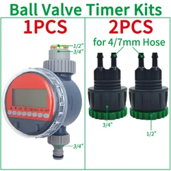 Oasis Garden Micro Drip Irrigation Kit with Automatic Watering and Mist Cooling System (Ball Valve Timer-B)