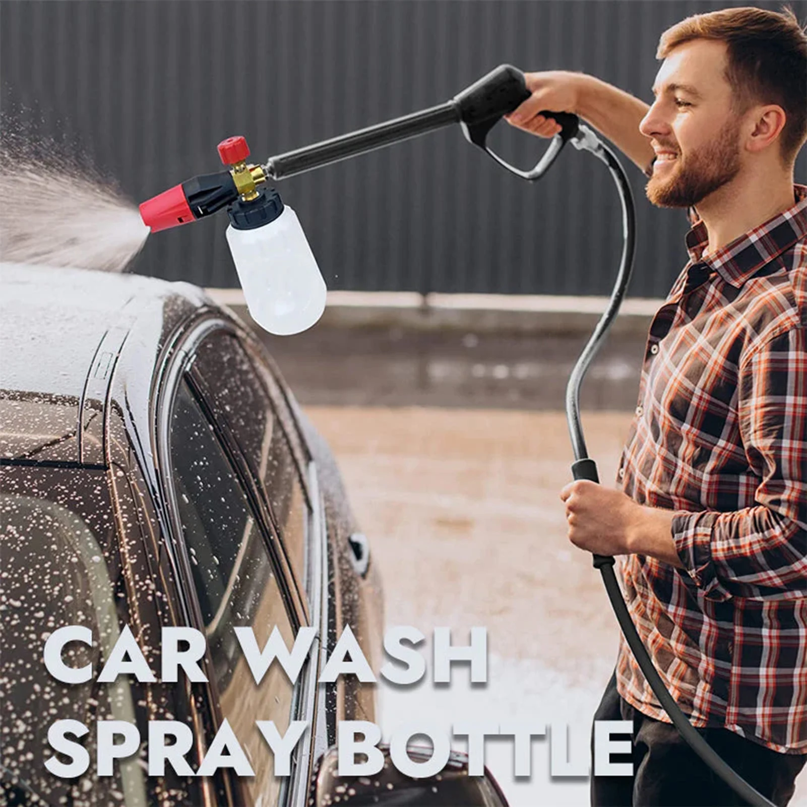 

Car Washing Foam Pot Durable Foam Spray Bottle Car Cleaning Accessories