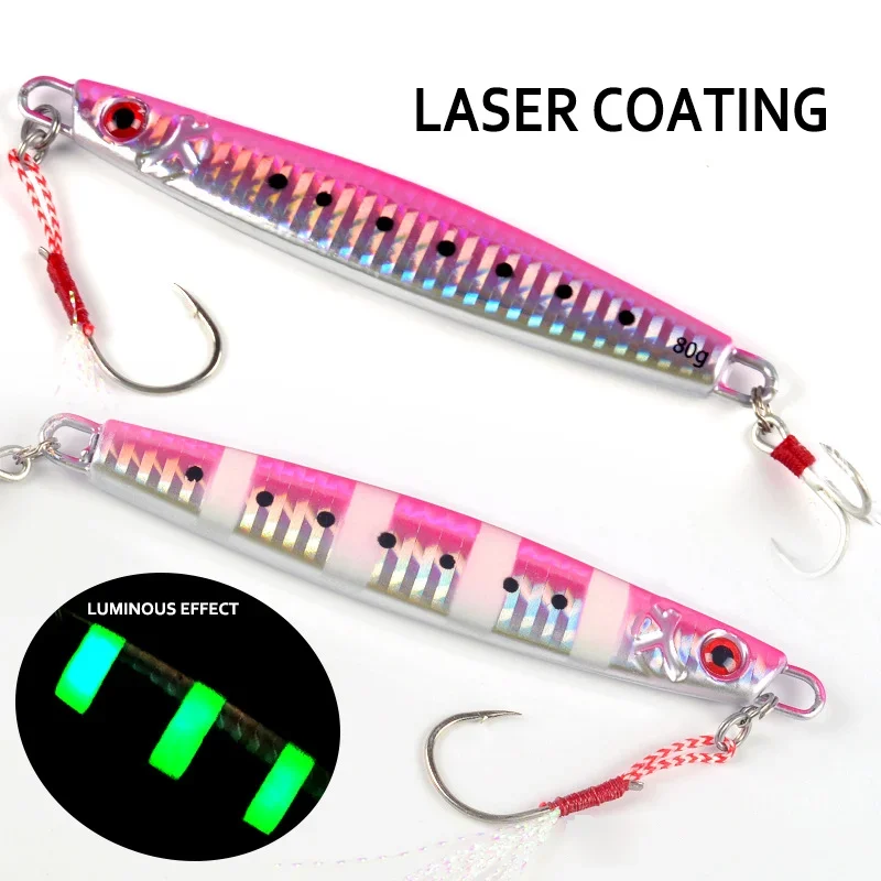 Metal Jig 100g 120g 150g 180g Sea Biomimetic Fish Iron Plate Bait Cast Jig Saltwater Fishing Lure Artificial Ocean Boat Fishing