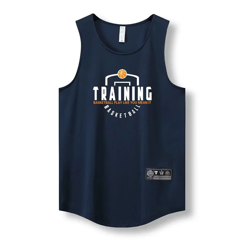 Basketball Jerseys American basketball vest for boys loose sleeveless waistcoat student playing training quick-drying jersey for summer