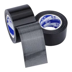 Durable Waterproof Black Cloth Tape with Strong Adhesive for 20M