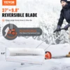 VEVOR Snow Shovel with Wheels 36in for Driveway Heavy Duty Shovel Pusher with Wide Blade and U-shaped Aluminum Alloy Handle 2