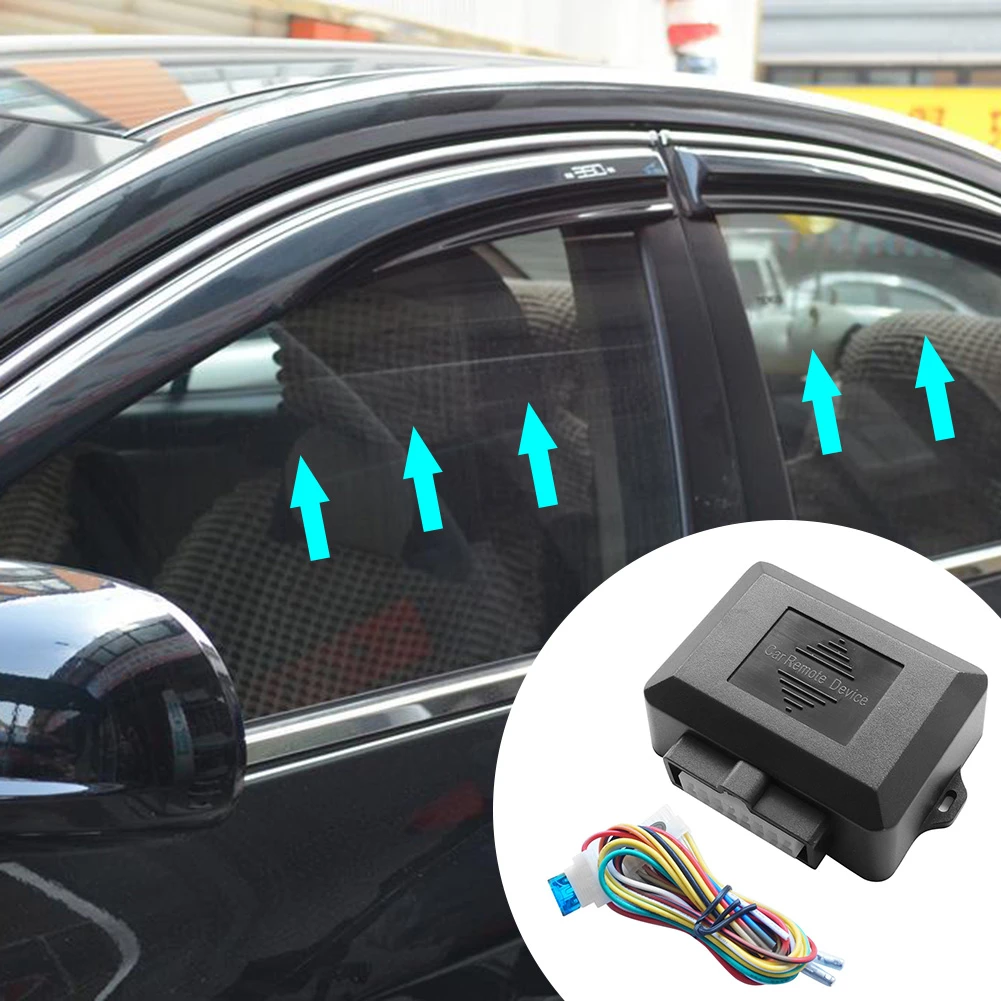 Universal 12v Car Power Window Roll Up Closer Module Alarm System For 4 Door Car Auto Close
