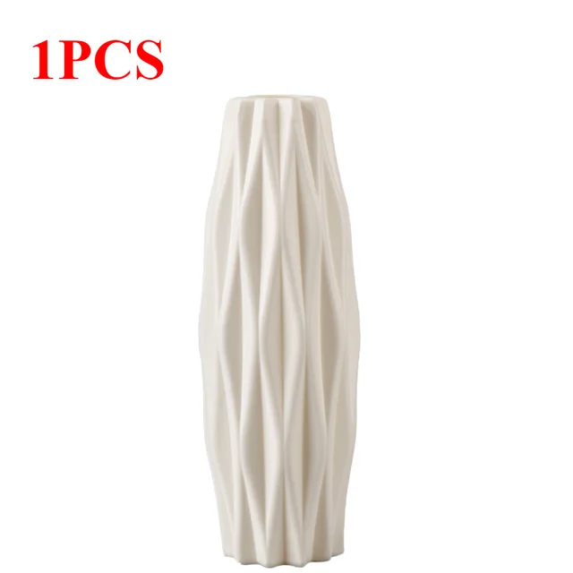White Plastic Vase