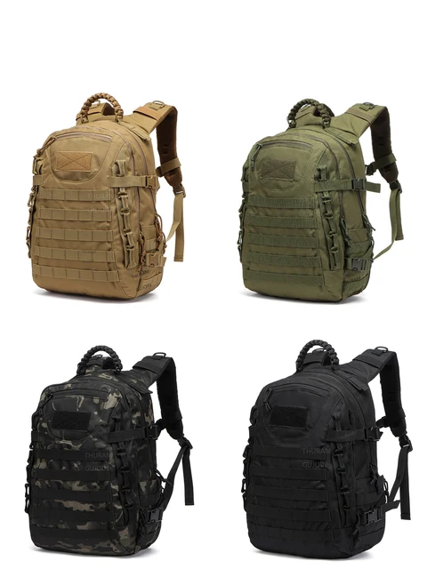 38L Tactical Backpack Style, Large Capacity Waterproof Outdoor Rucksack with MOLLE System, Hiking Camping Travel Bug Out Bag 3