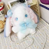 Rabbit Shoulder Bags Womens Plush for Doll Crossbody Bags with Beaded 1