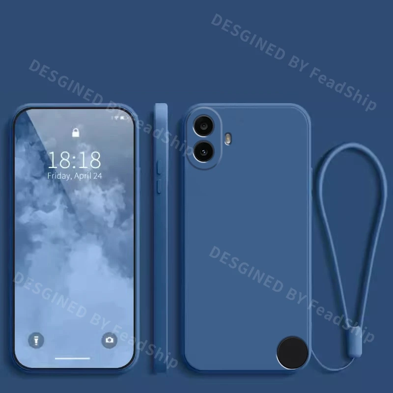 Luxury Shockproof Silicone Phone Case with Screen Protector
