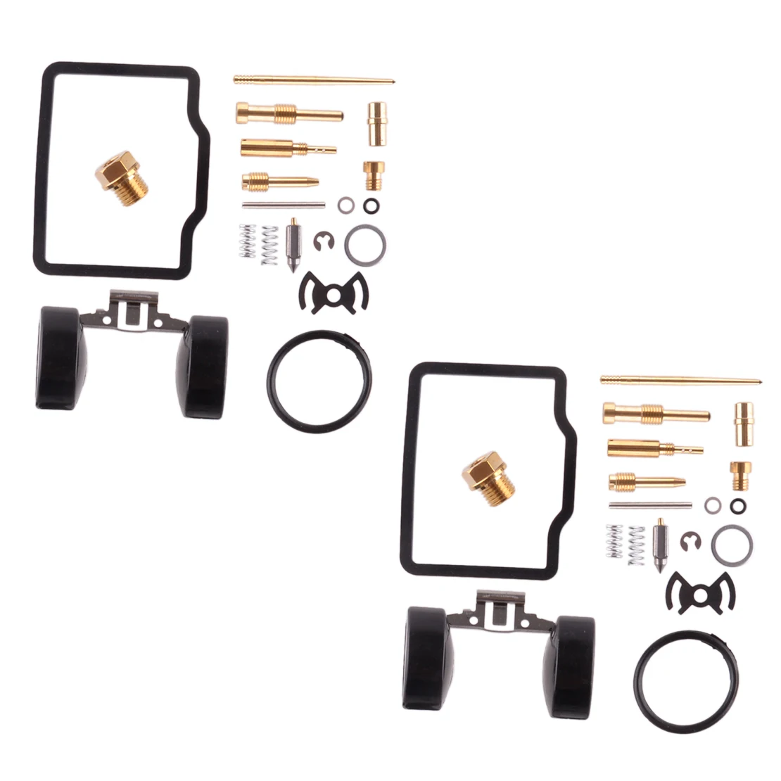 2 Sets Carburetor Rebuild Repair Kit Float Jet Needle Fit For Honda Cb100 Super Sport Cl100 Scrambler Sl100 Motosport 100 Xl100