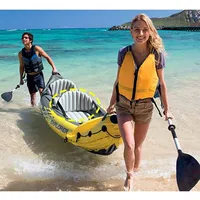 Double Kayak Inflatable Raft for Epic Fishing Journeys - Image 6