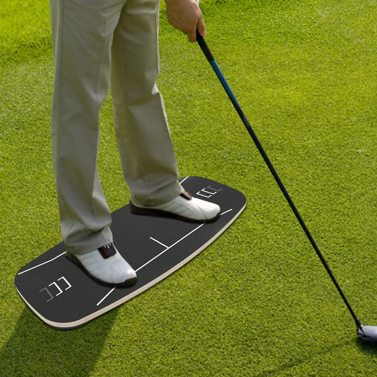 Golf Swing Trainer Pressure Plate, Improve Weight Shift Balance,Training Aid for Increased Control, Teaching Tool for Practice