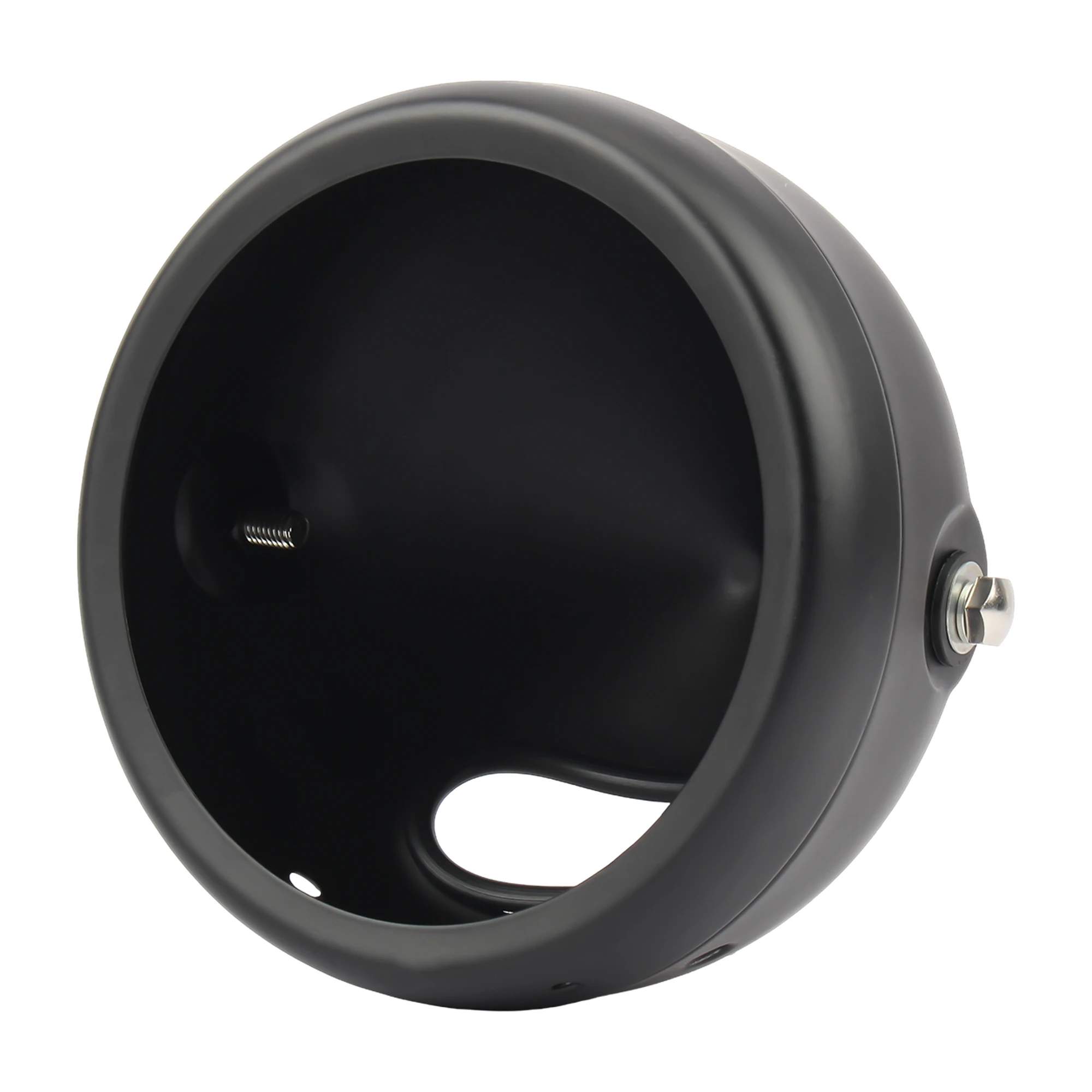 Universal Retro Cafe Racer LED Headlight Housing Cover and Bracket