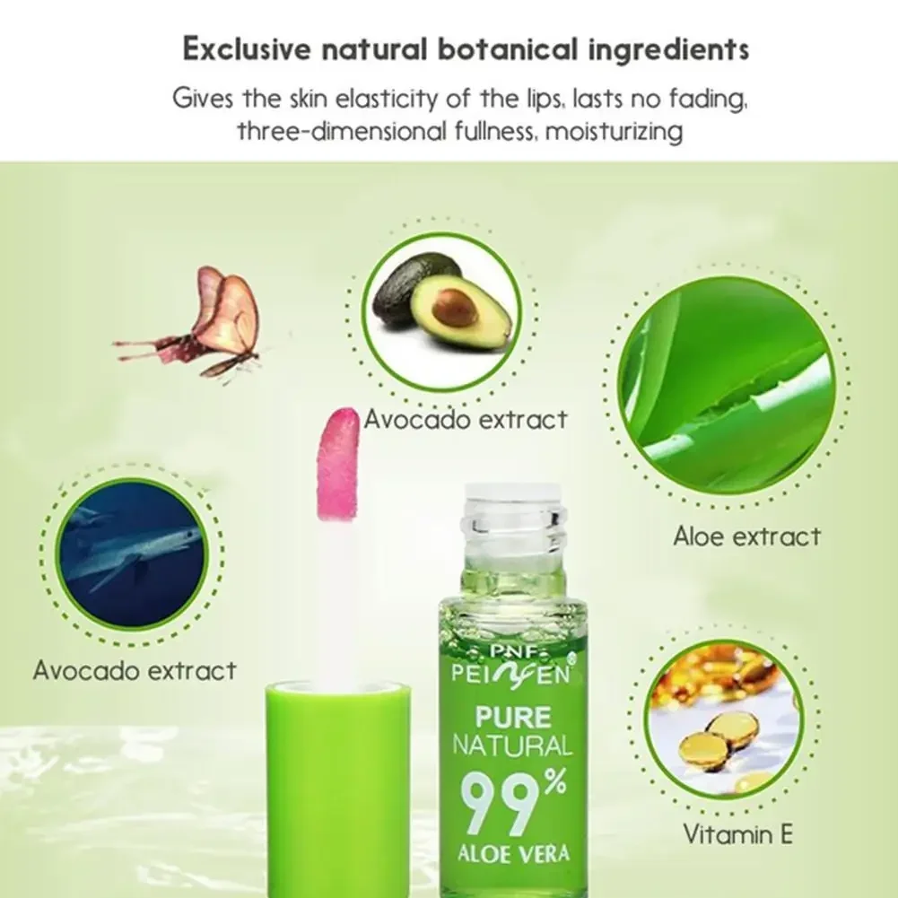 Aloe Lipstick Lip Tint Long Lasting Waterproof Moisturizing Nourish Color Lip Gloss Changeable Color Lips Tick Balm Beauty lip balm lip gloss lip makeup lip glaze lip tint lip oil lip stain lip lacquer