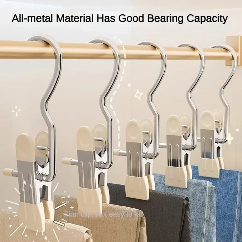 Multifunctional Clip Traceless Hat Clip Hook for Drying Clothes Windproof Hat Hook Clothespin Universal Storage