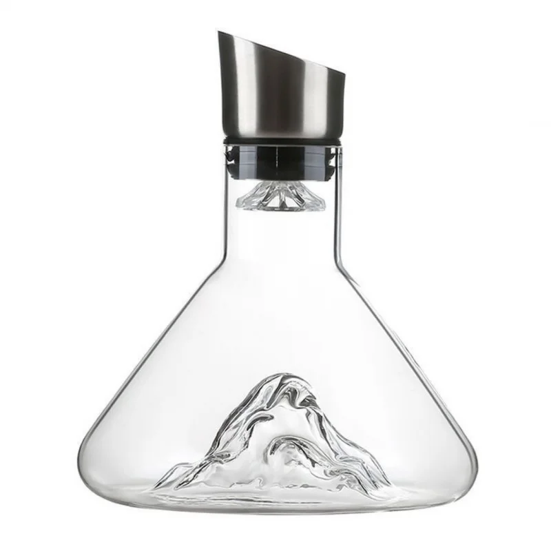 Iceberg Waterfall Wine Decanter Fast Home Use Set Thickened High-Grade Crystal Glass Grape Pouring Wine Fair Mug