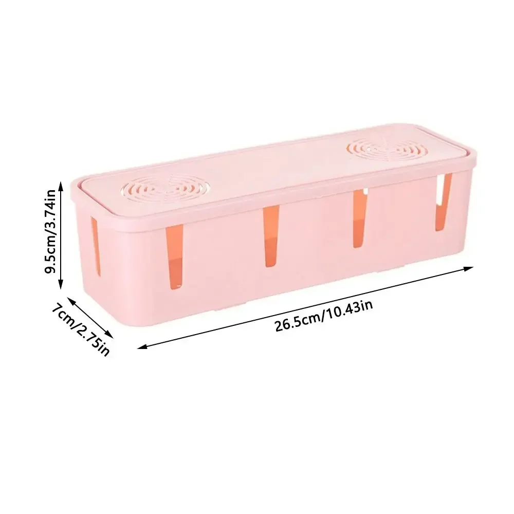 Household Storage Rack Practical Home Cable Organizer Desk Socket Storage Boxs Cable Tidy Box Office Wire Management Case