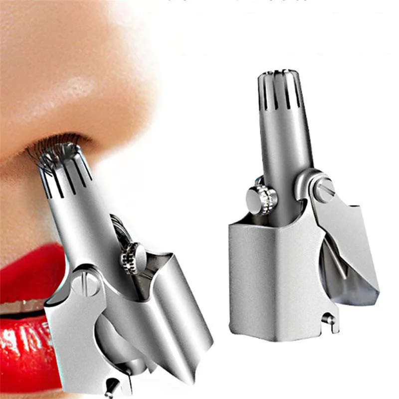 

Men's Nose Hair Trimmer Stainless Steel Manual Nose Hair Clipper Makeup Scissors